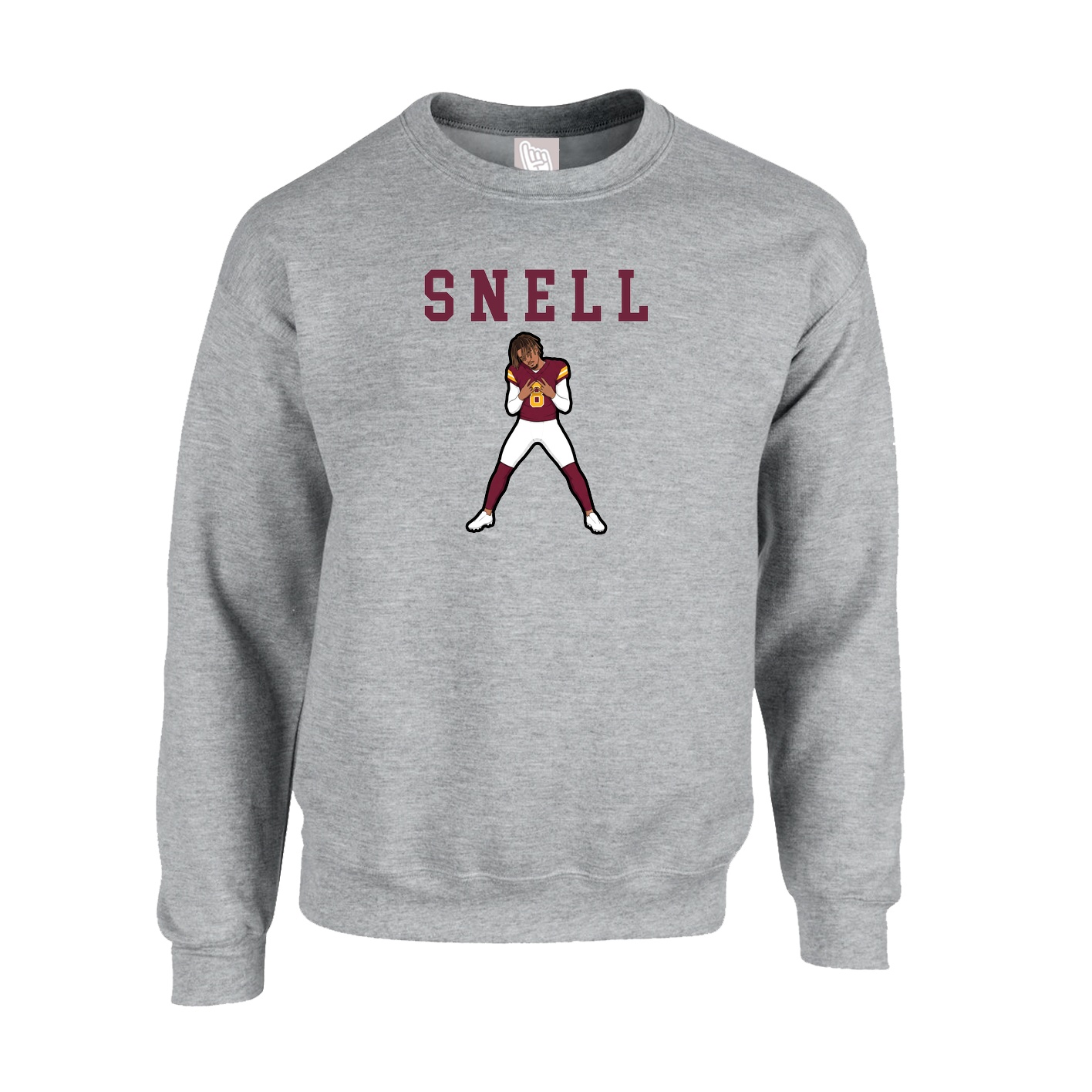 Fleece Crew — Shirsey in Grey