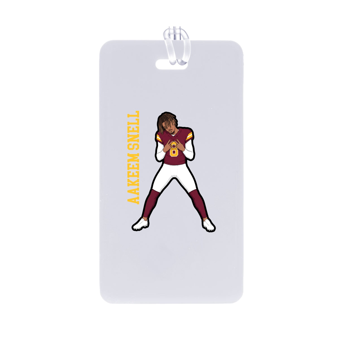 Bag Tag — Name Vertical in Classic