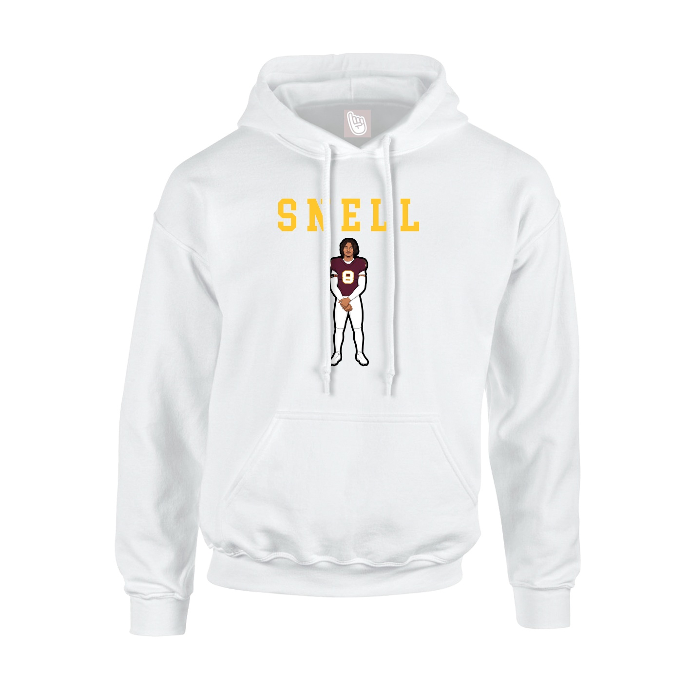 Hoodie — Shirsey in White