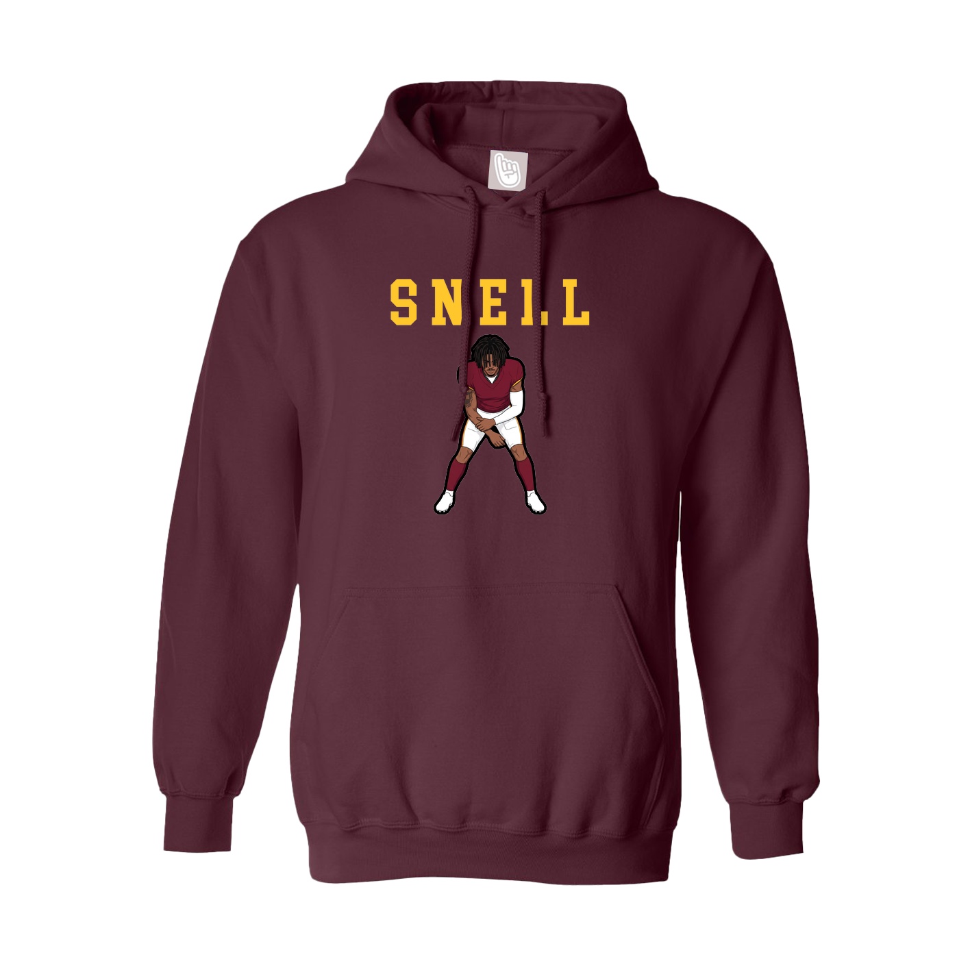 Hoodie — Shirsey in Maroon