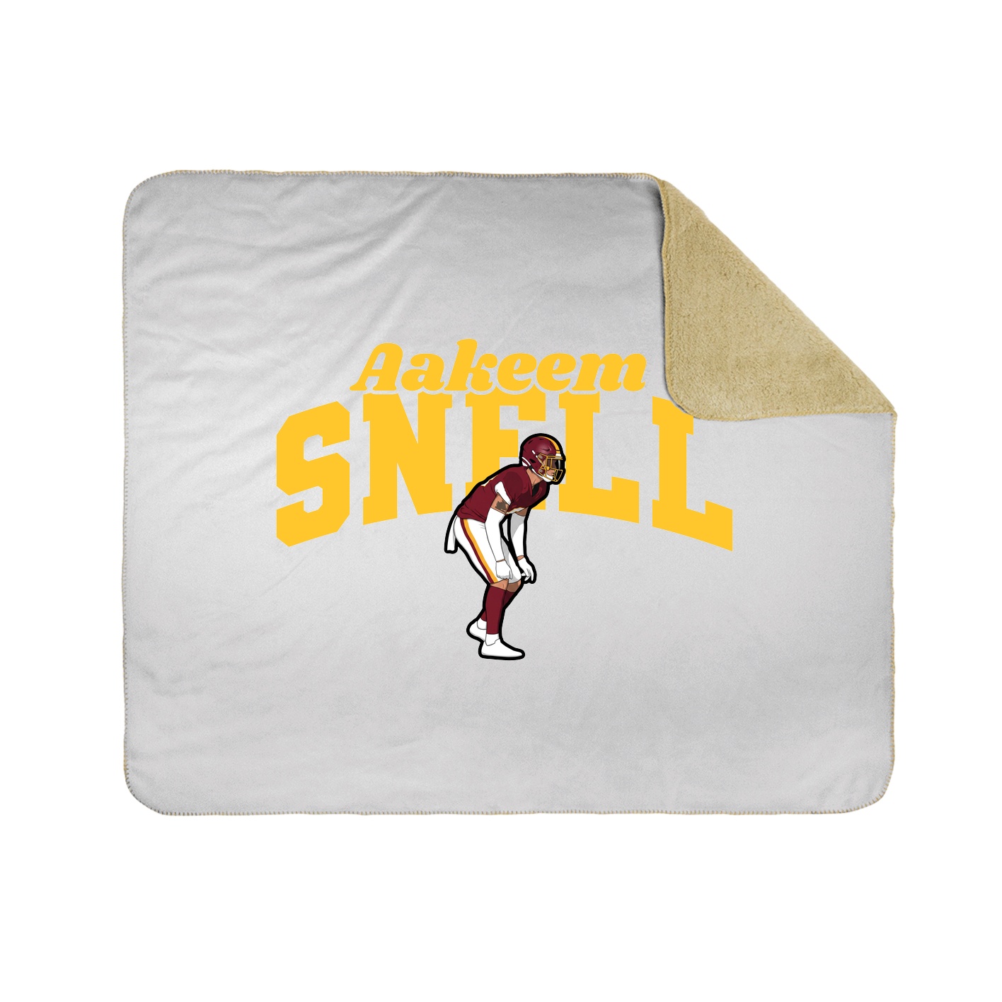 Throw Blanket — Signature Arch in White