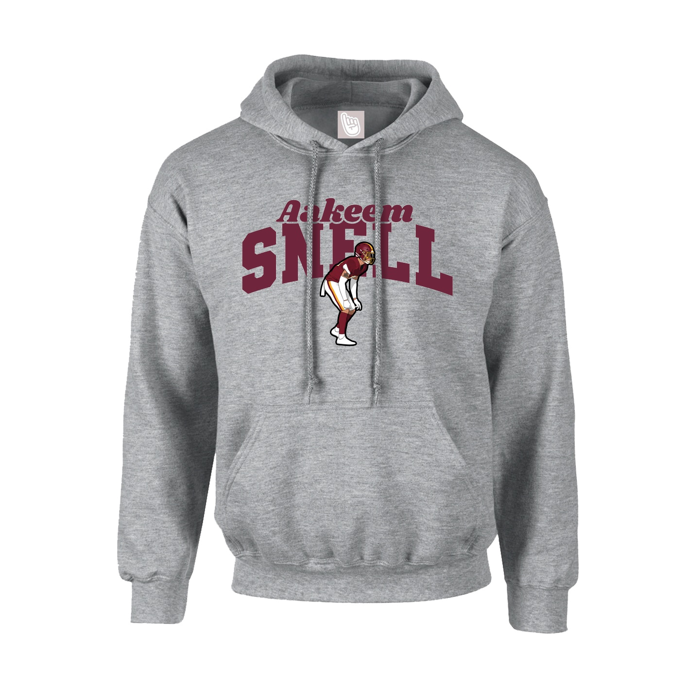 Hoodie — Signature Arch in Grey