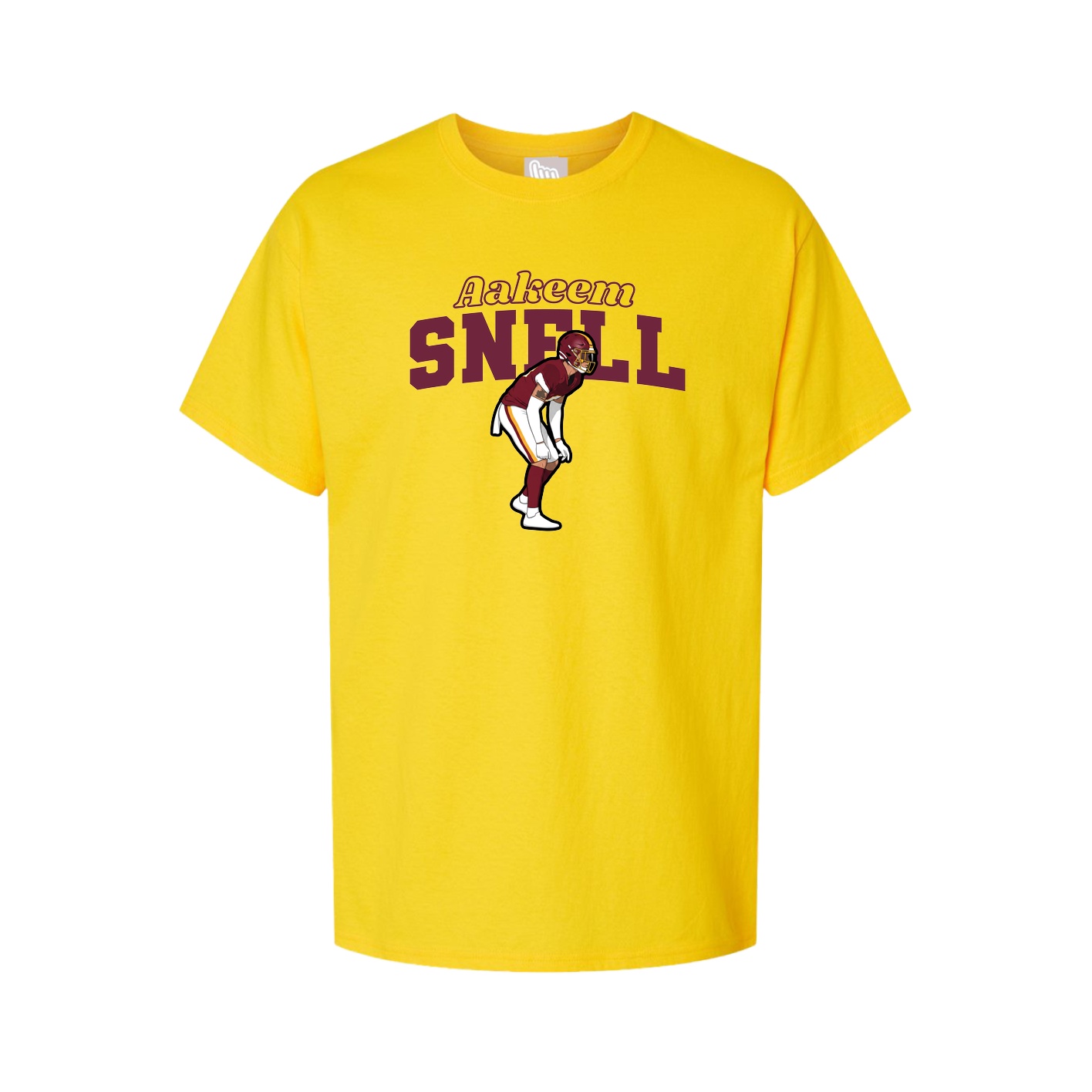 Youth Tee — Name Arch in Gold