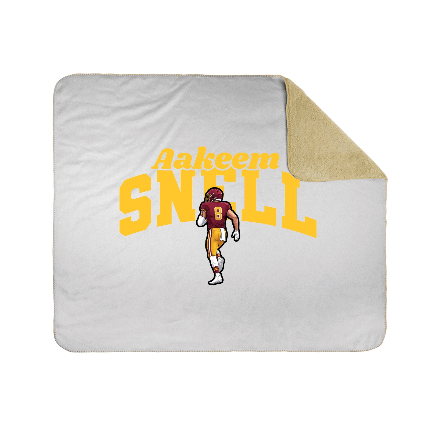 Throw Blanket — Signature Arch in White