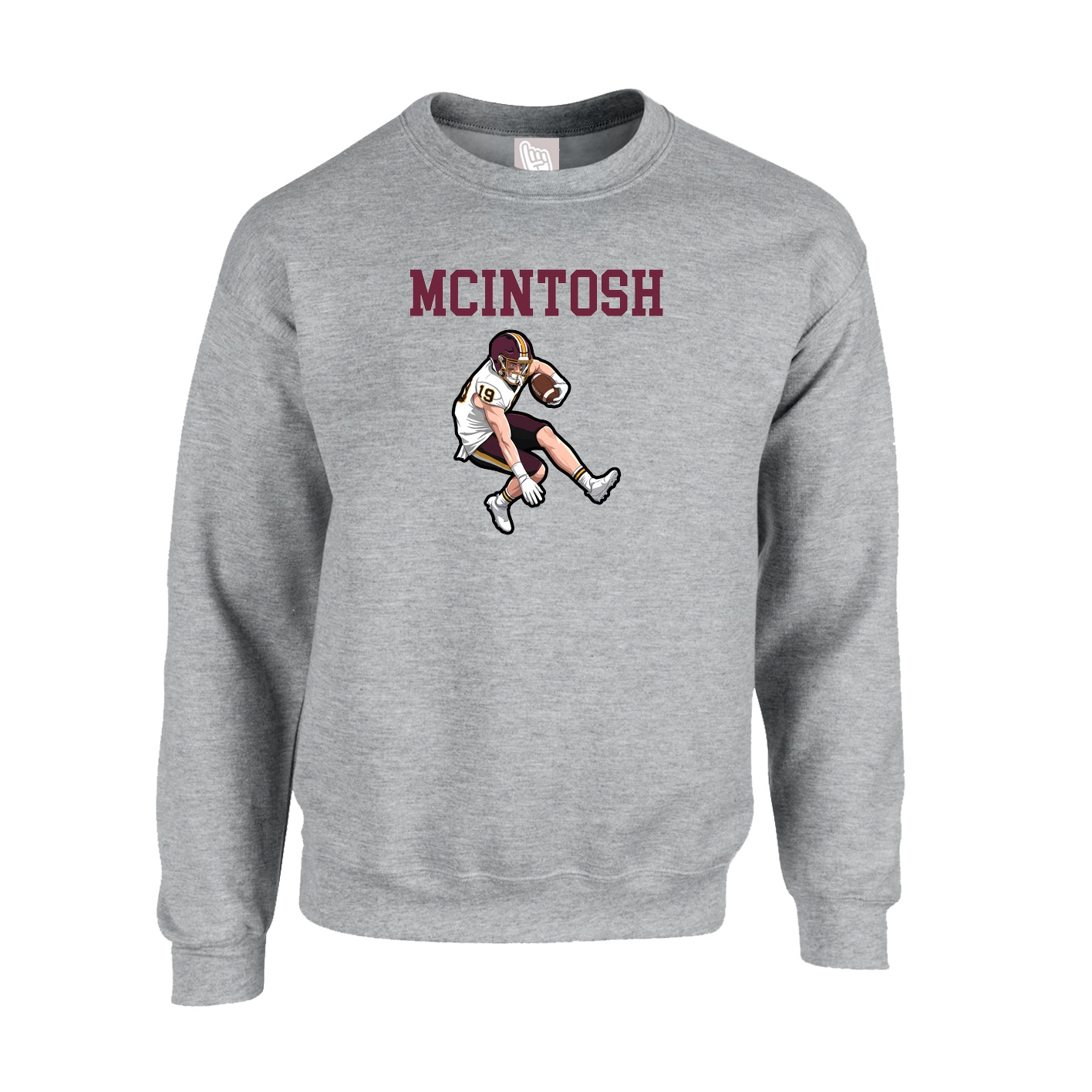 Fleece Crew — Shirsey in Grey