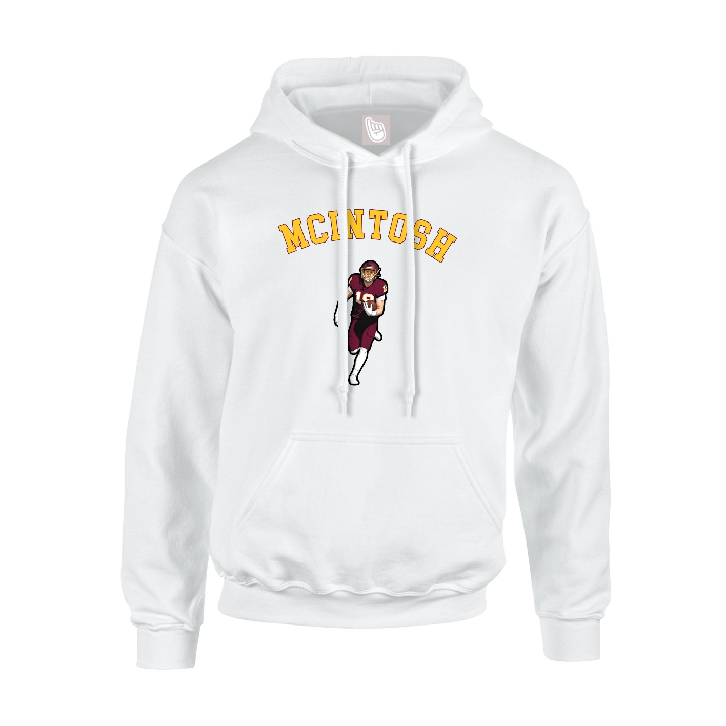 Hoodie — Shirsey Arch in White
