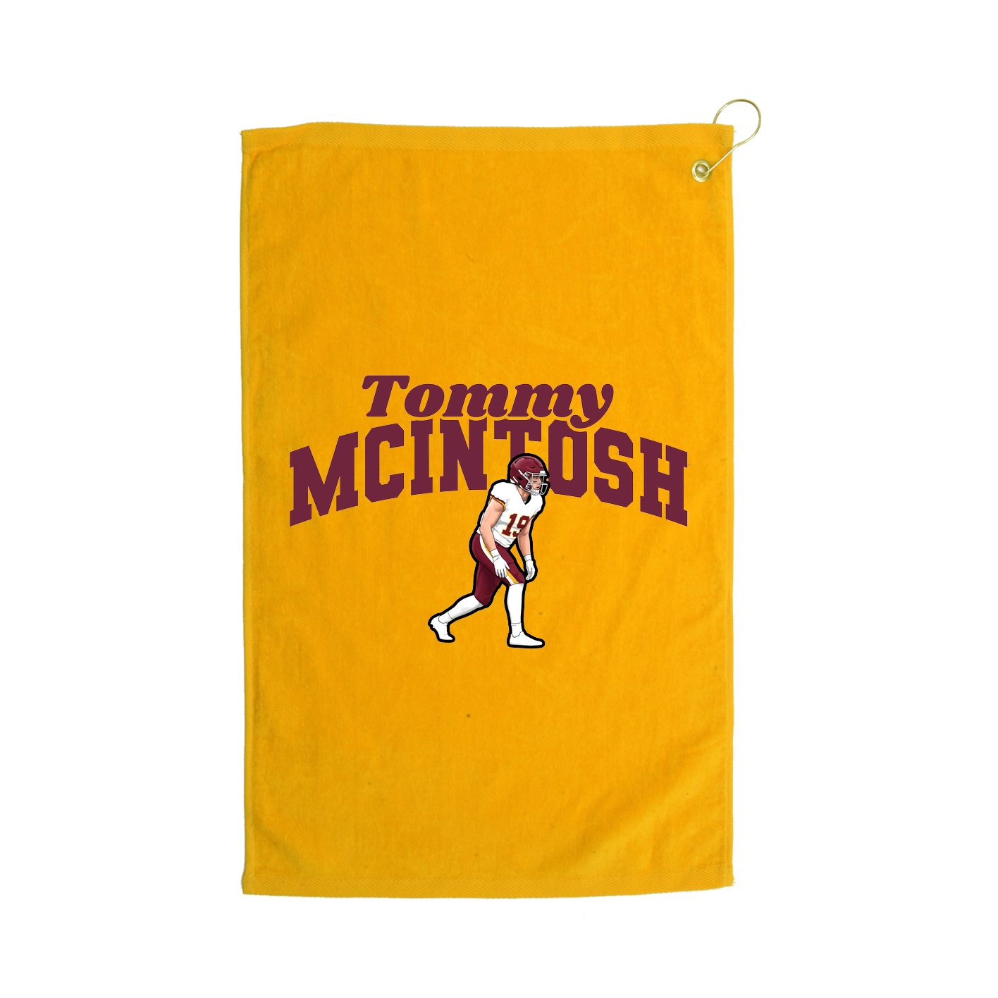 Golf Towel — Signature Arch in Gold