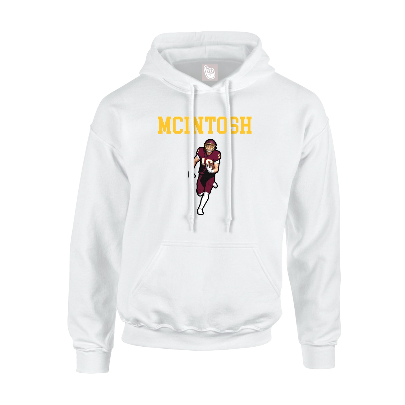 Youth Hoodie — Shirsey in White