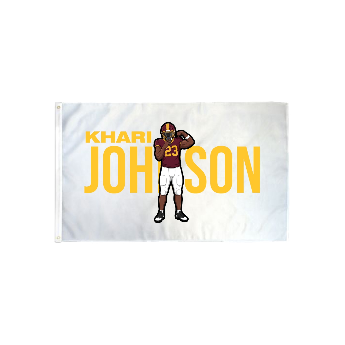 3x5 Flag — Player Name in Classic