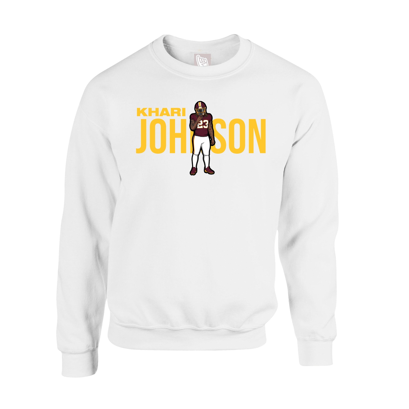 Fleece Crew — Player Name in White