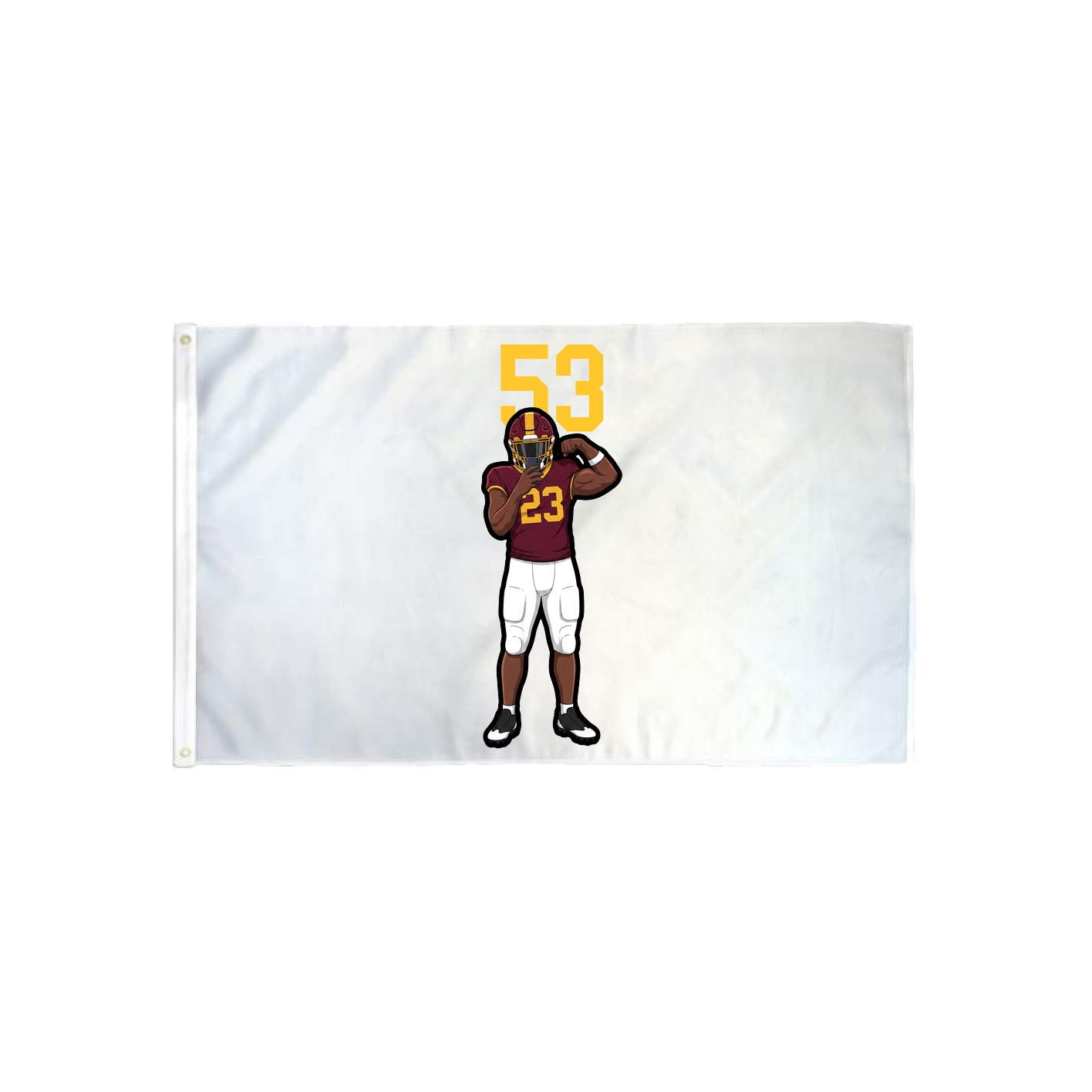 3x5 Flag — Number Top in Classic