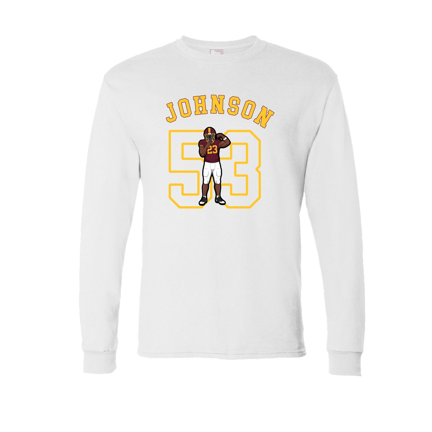 Long Sleeve Tee — Shirsey Arch in White
