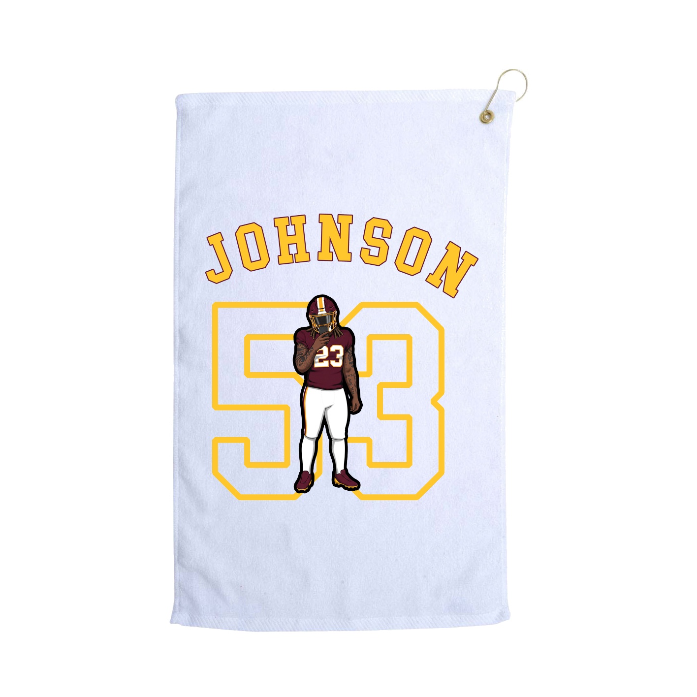 Golf Towel — Shirsey Arch in White