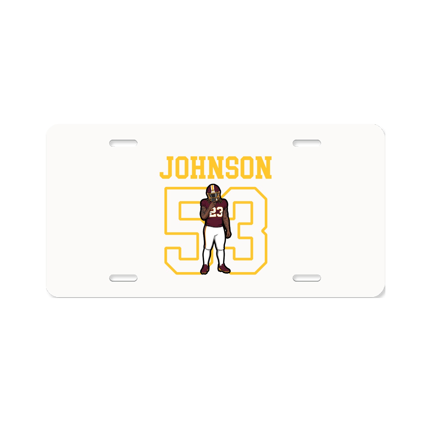 License Plate — Shirsey in Classic