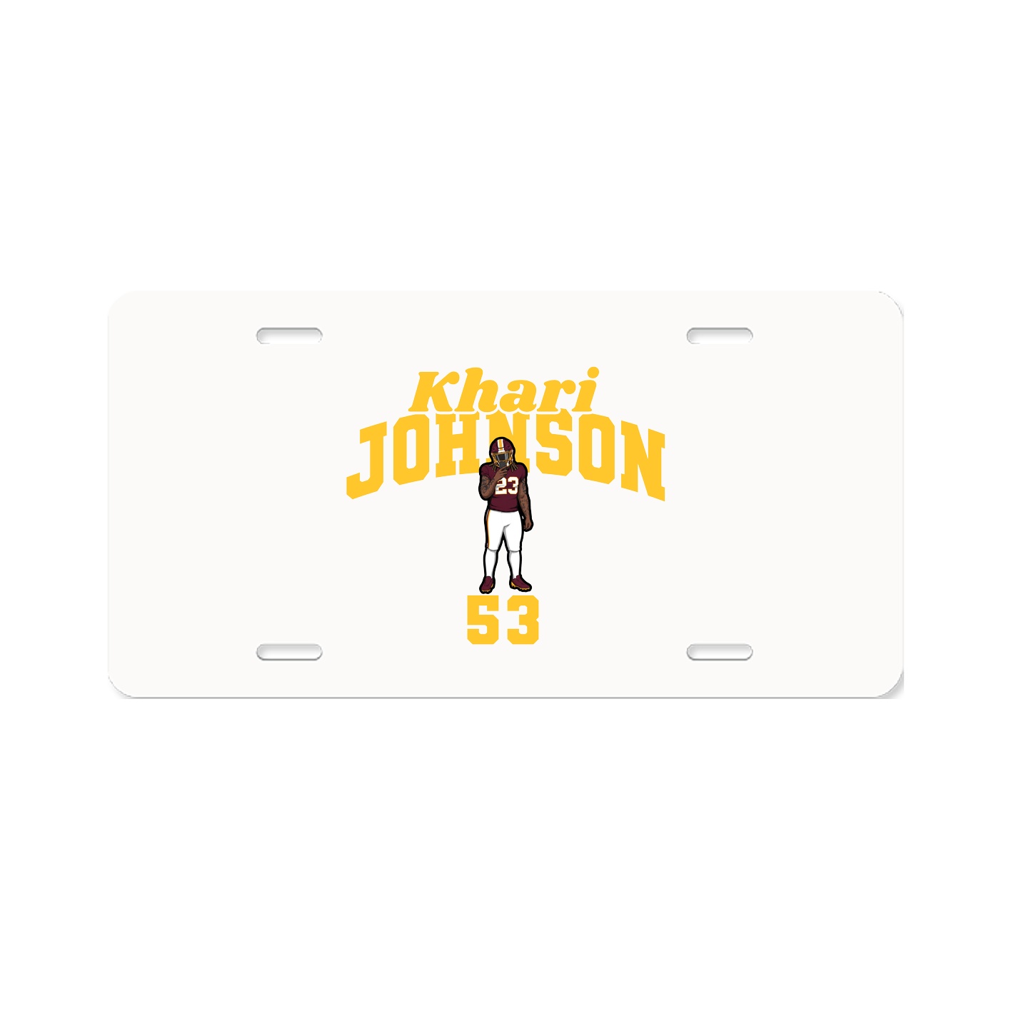 License Plate — Signature Arch in Classic