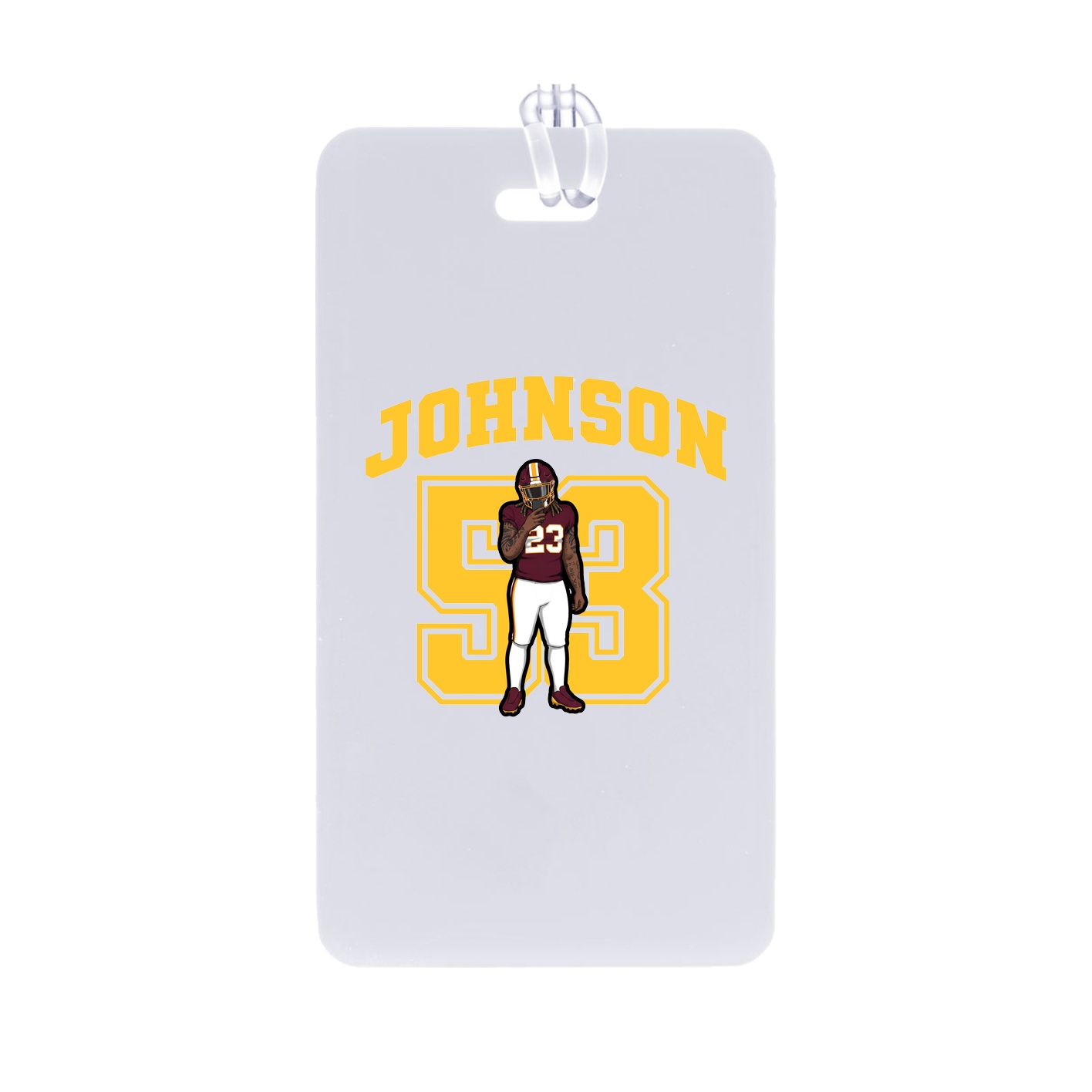 Bag Tag — Number in Classic