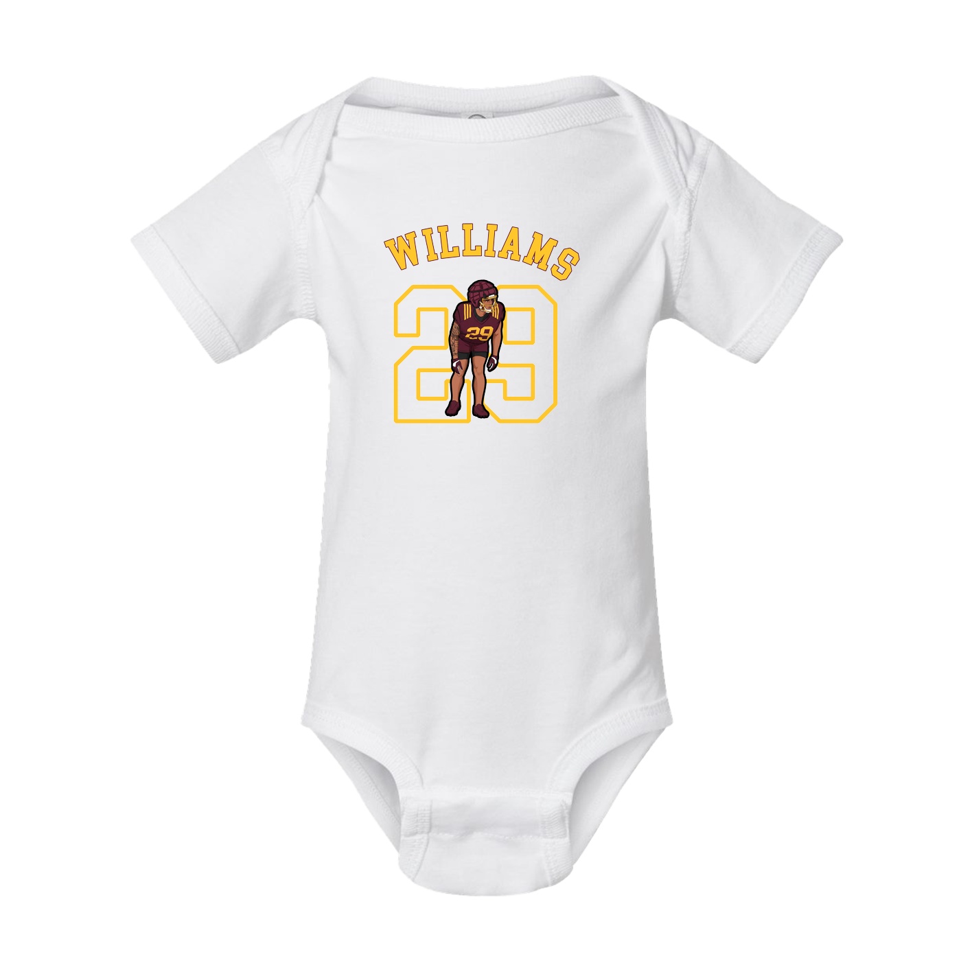 Baby Onesie — Shirsey Arch in White