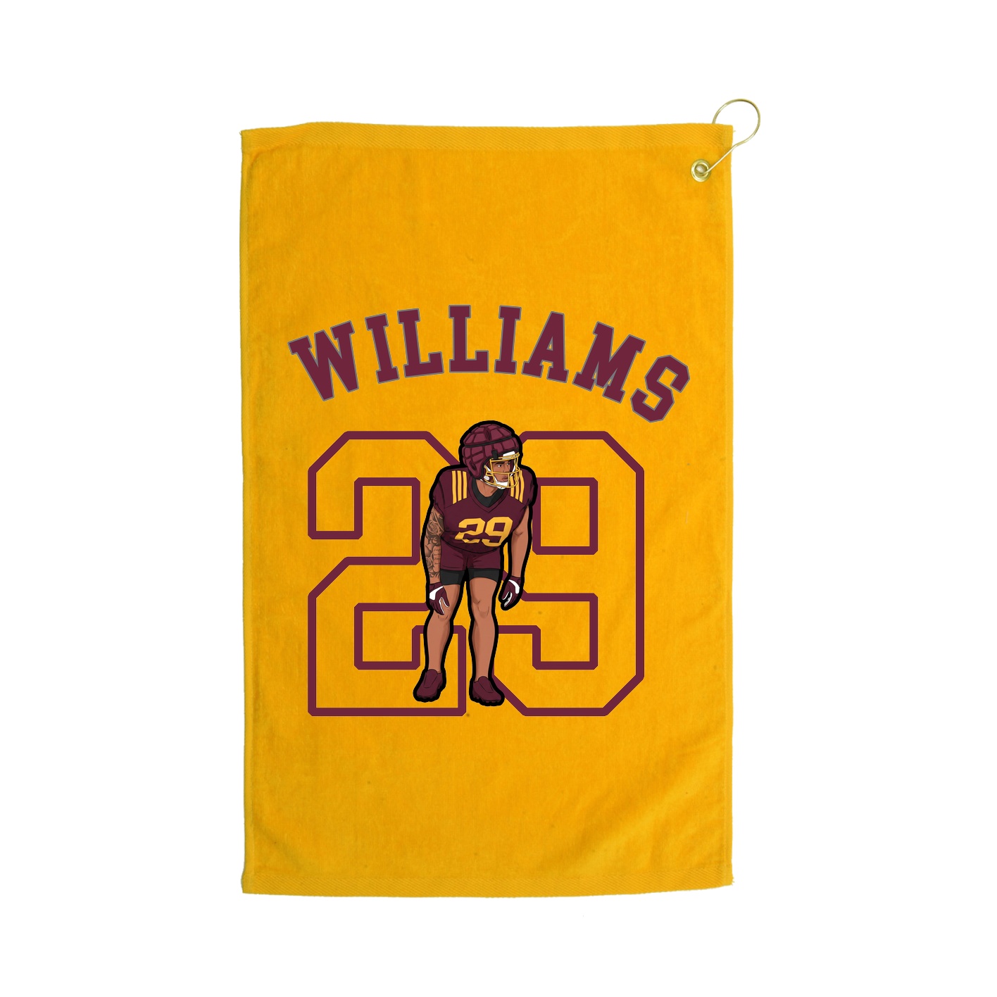 Golf Towel — Shirsey Arch in Gold