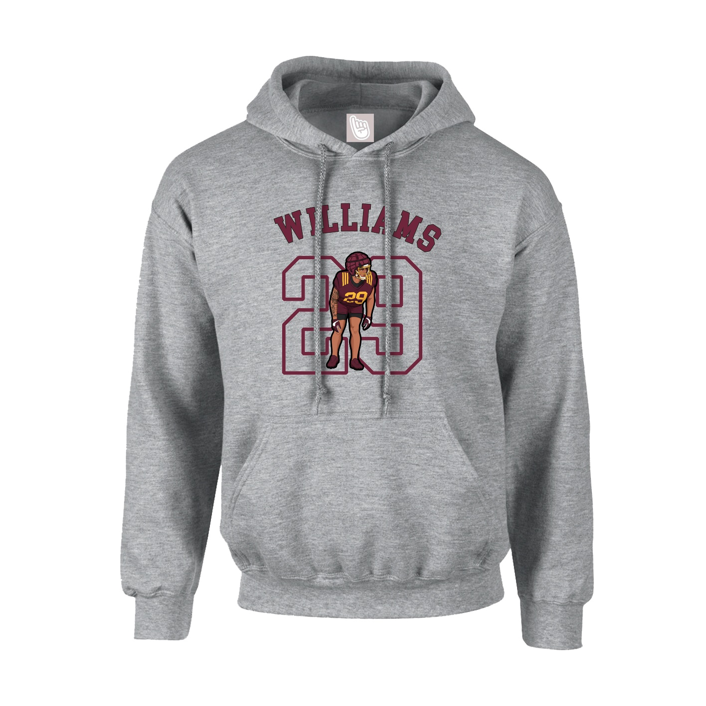 Youth Hoodie — Shirsey Arch in Grey
