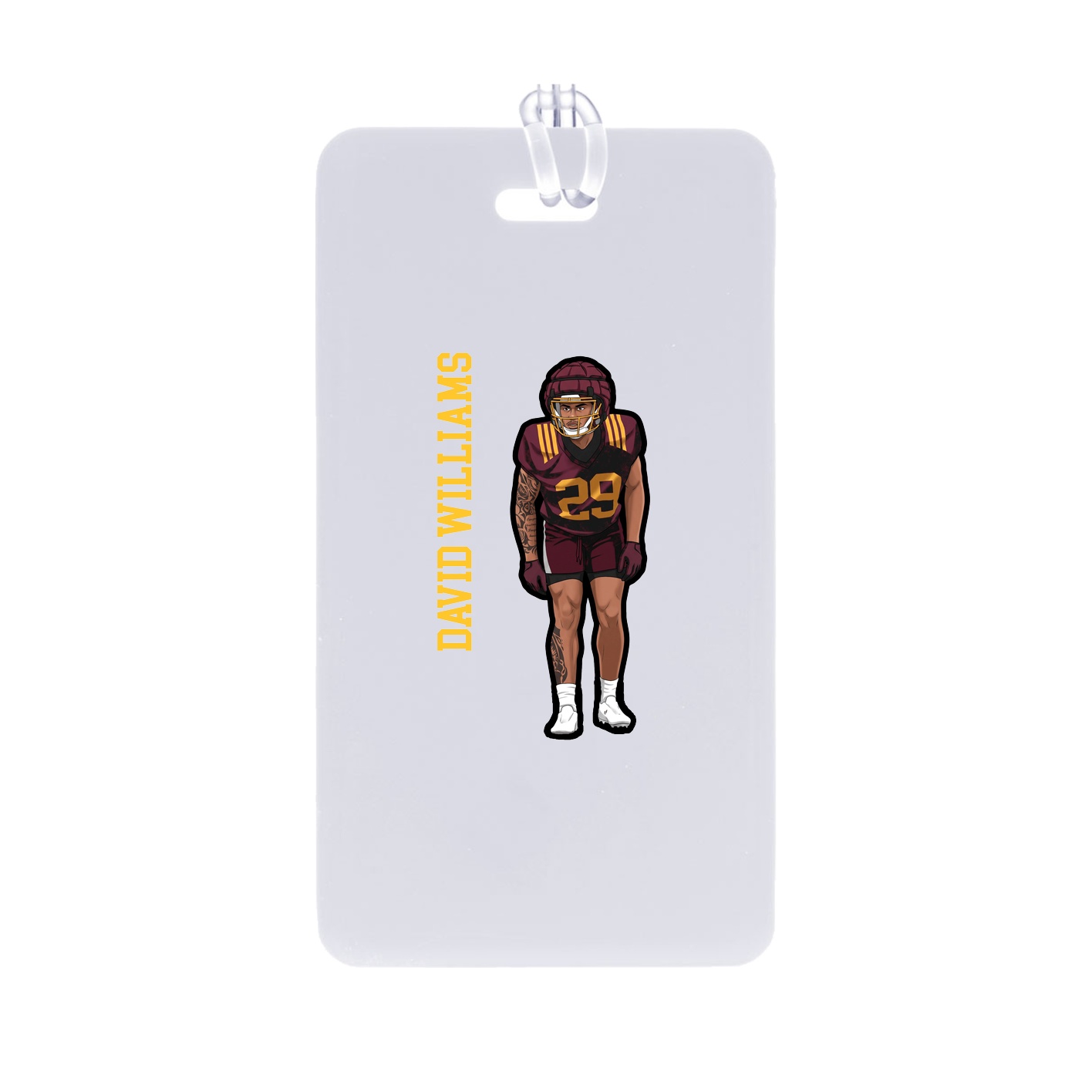 Bag Tag — Name Vertical in Classic
