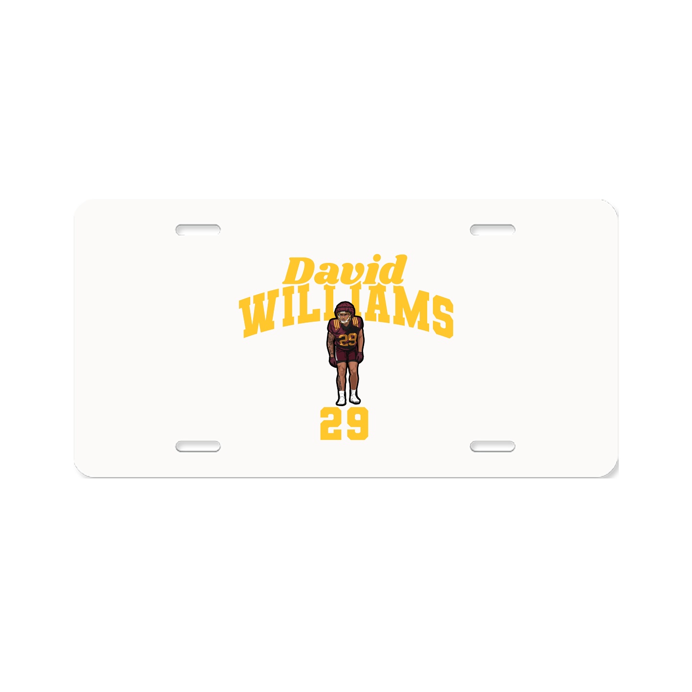 License Plate — Signature Arch in Classic