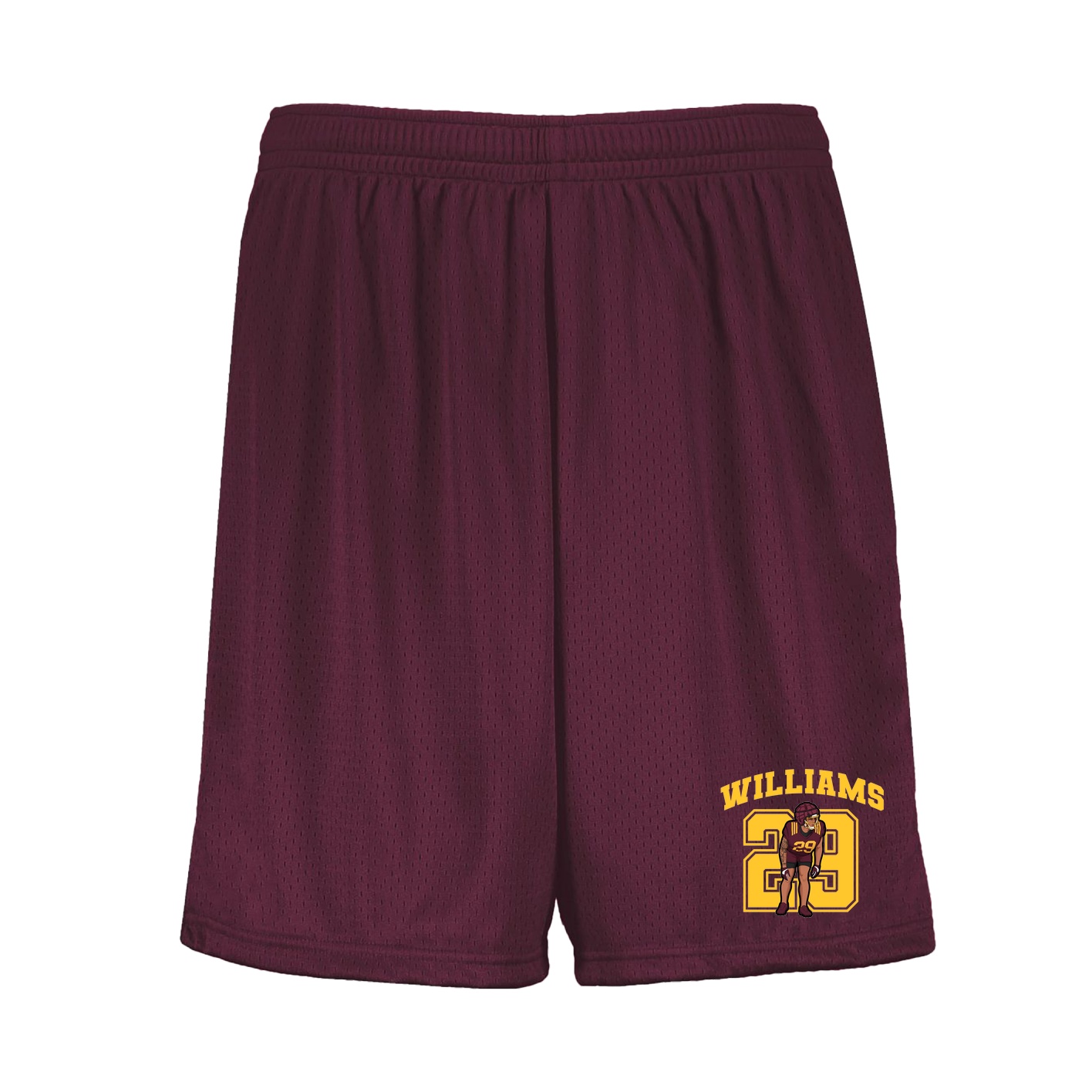 Shorts — Number in Maroon