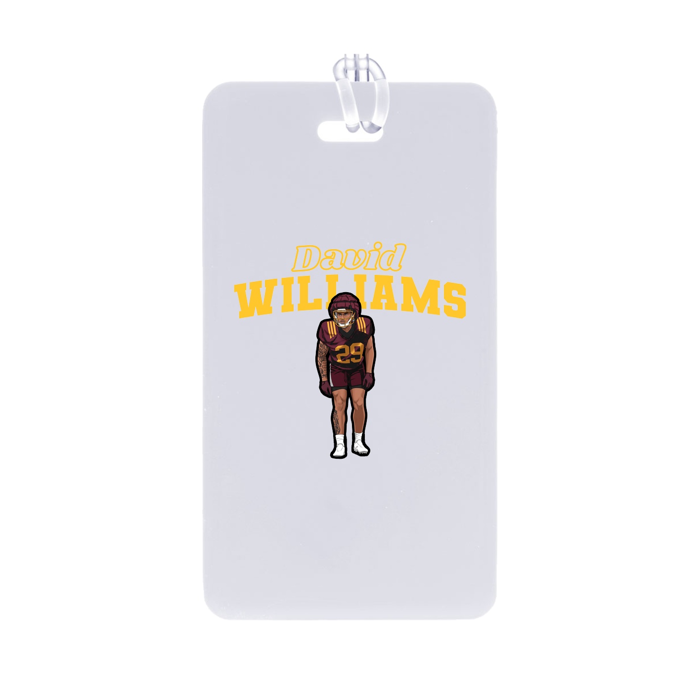 Bag Tag — Name Arch in Classic