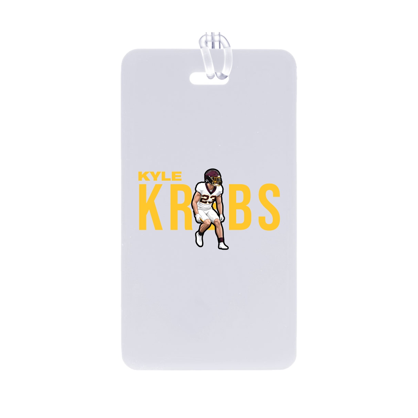 Bag Tag — Player Name in Classic