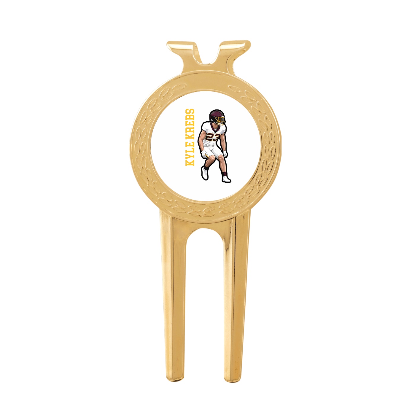 Divot Tool with Ball Marker — Name Vertical in Classic