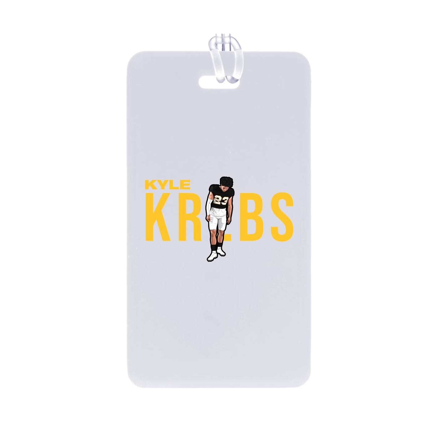 Bag Tag — Player Name in Classic
