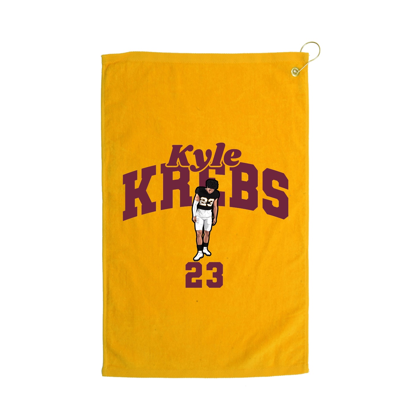 Golf Towel — Signature Arch in Gold