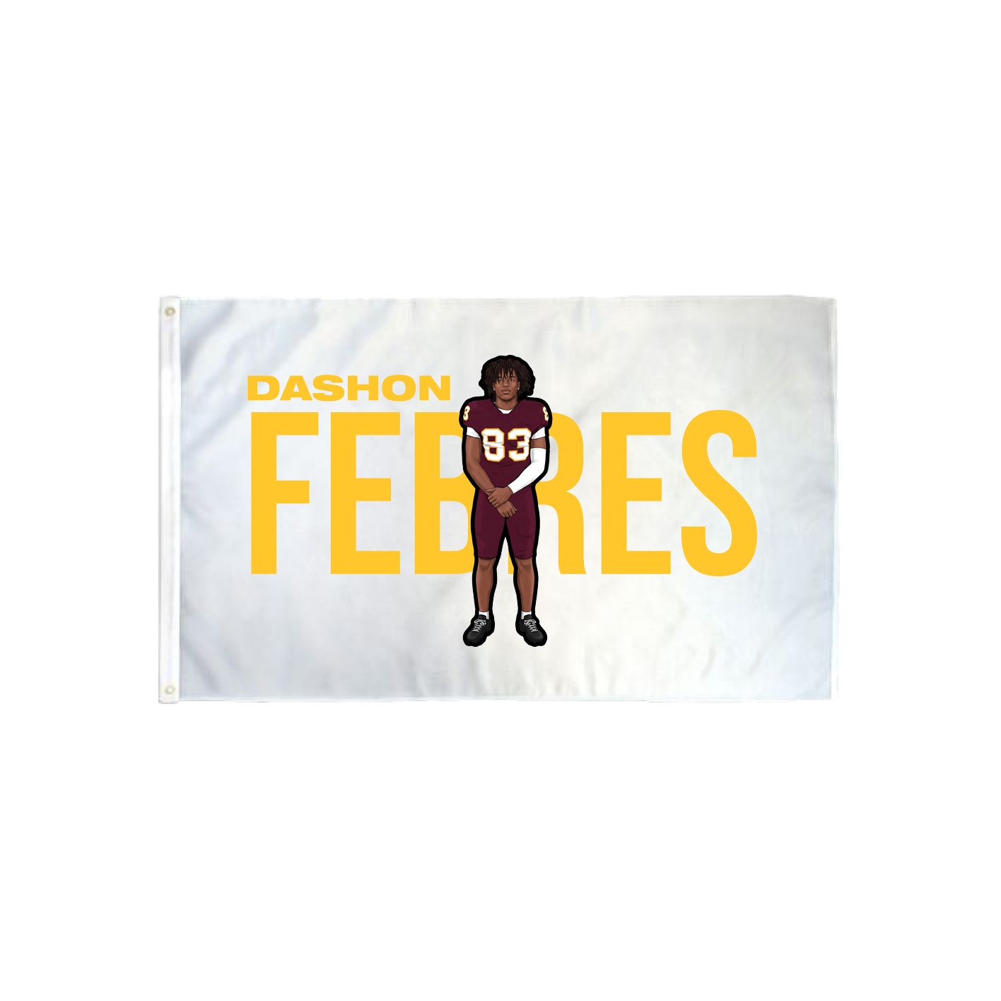 3x5 Flag — Player Name in Classic