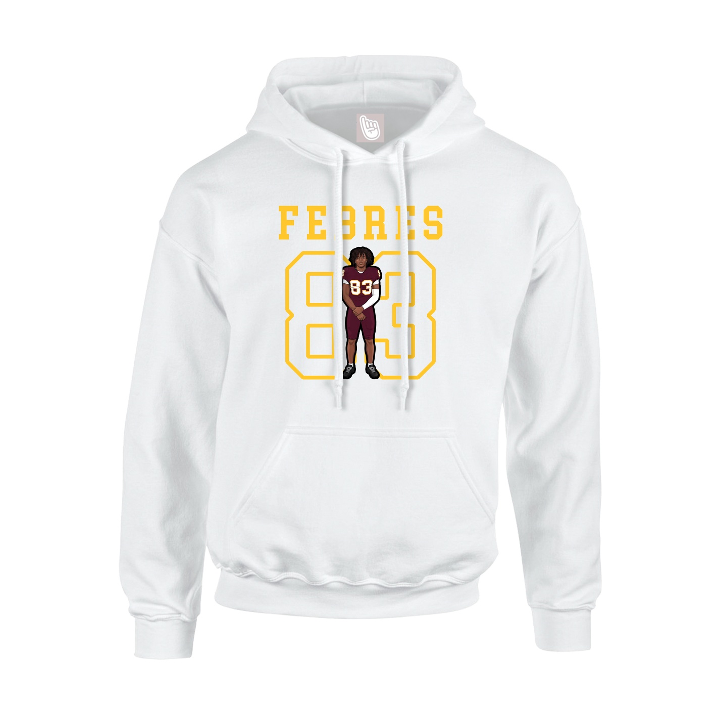 Youth Hoodie — Shirsey in White