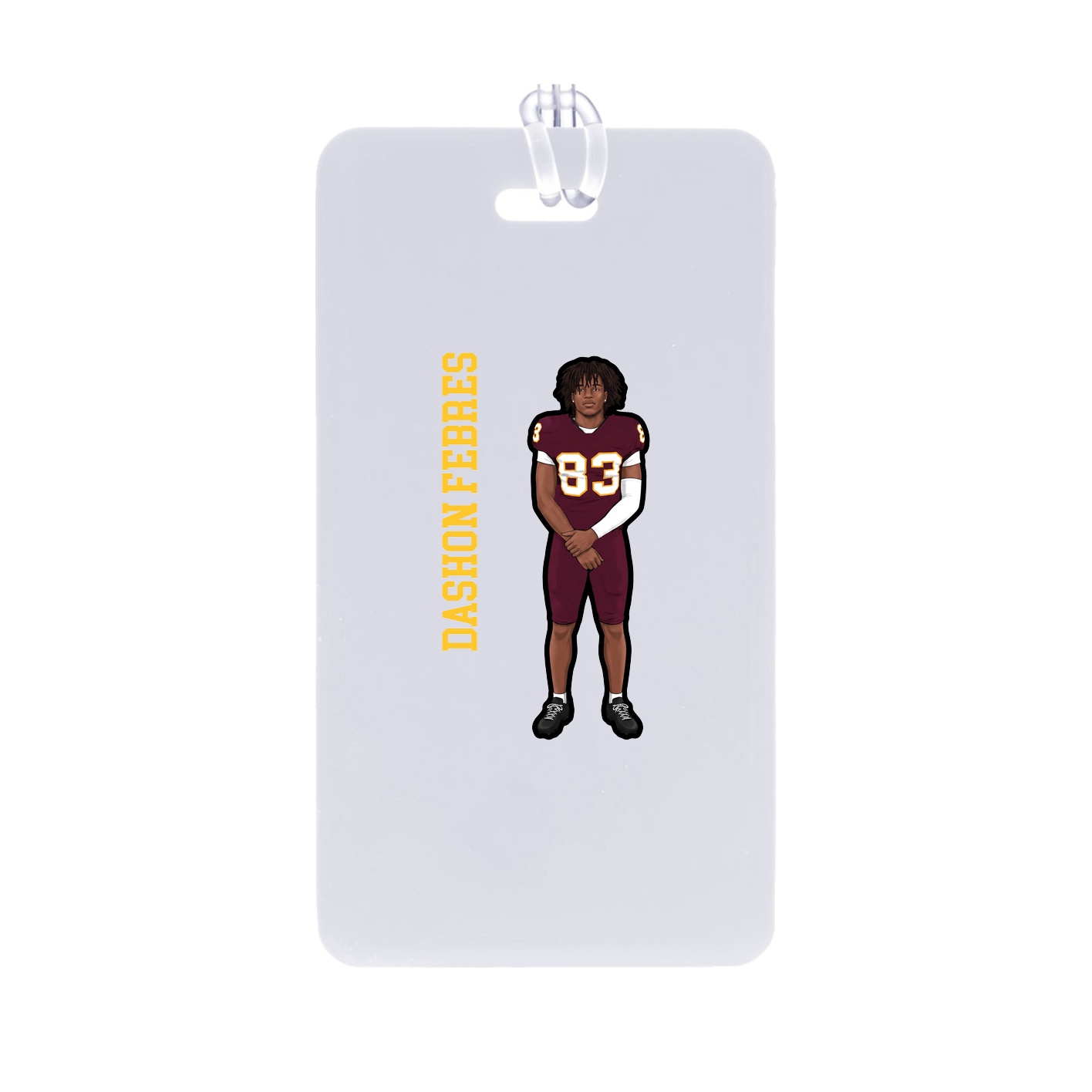 Bag Tag — Name Vertical in Classic