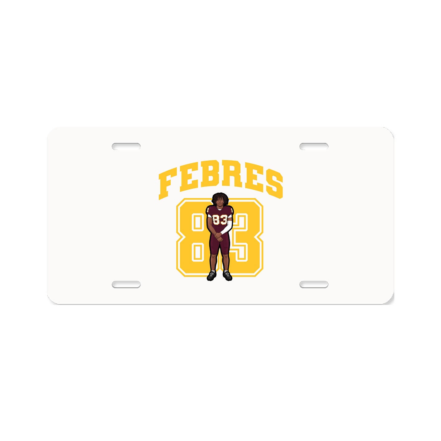 License Plate — Number in Classic