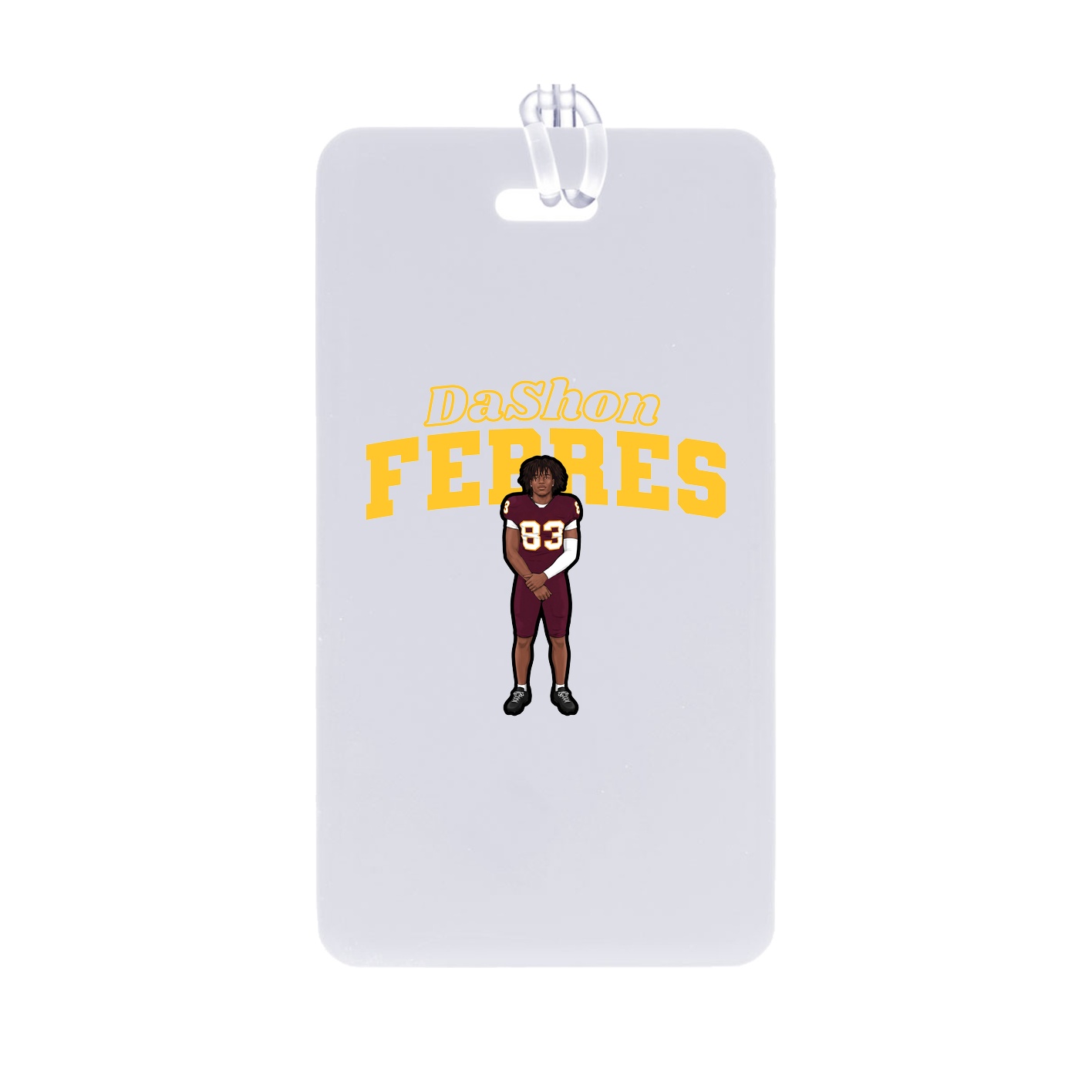 Bag Tag — Name Arch in Classic