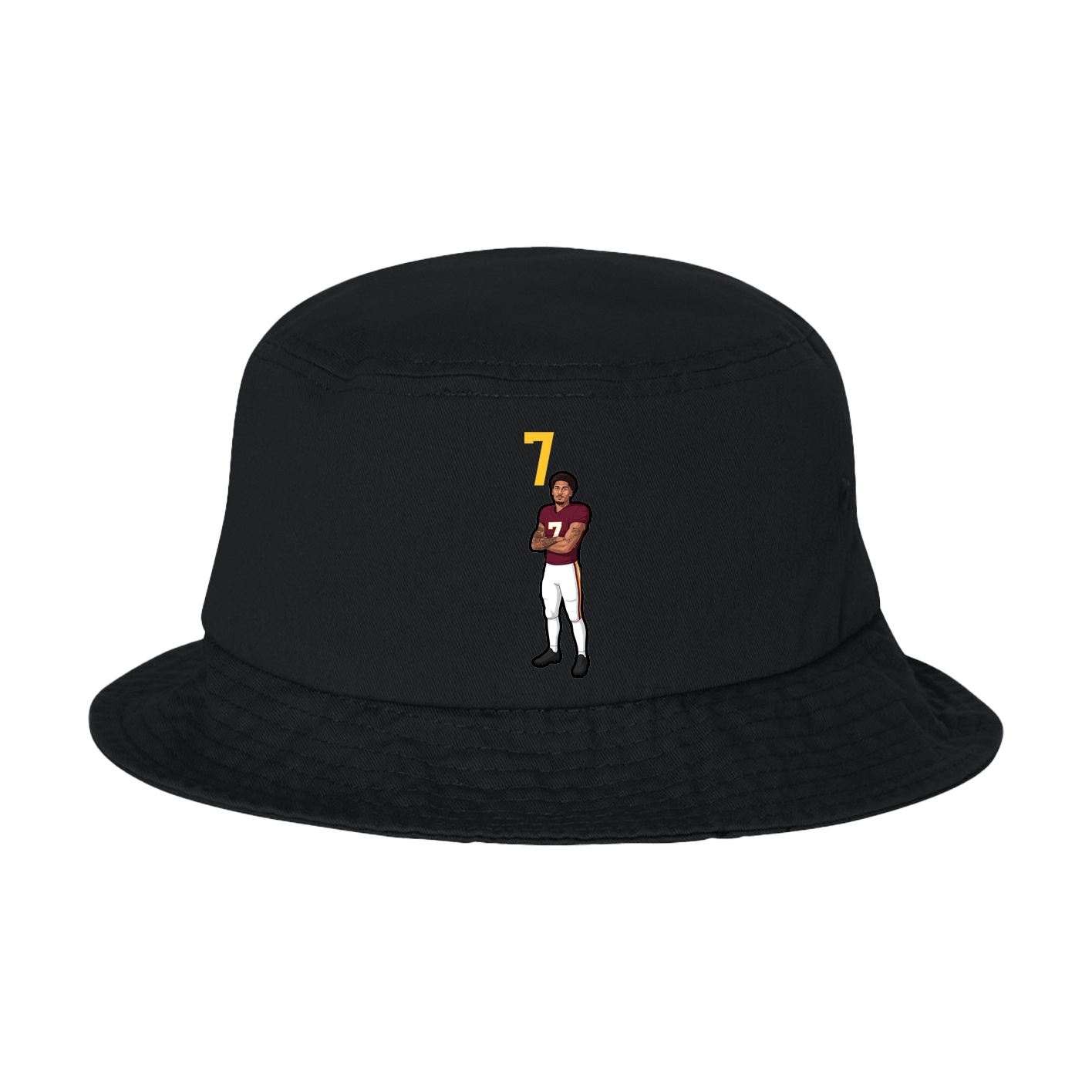 Bucket Cap — Number Top in Black