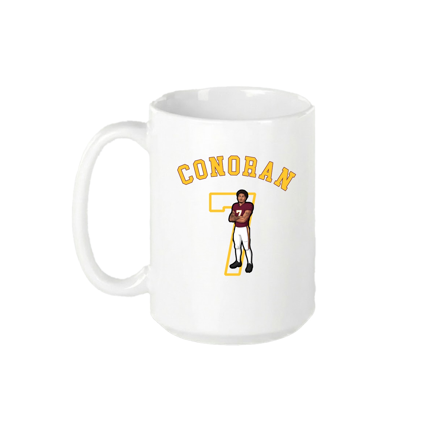 15oz Coffee Mug — Shirsey Arch in White