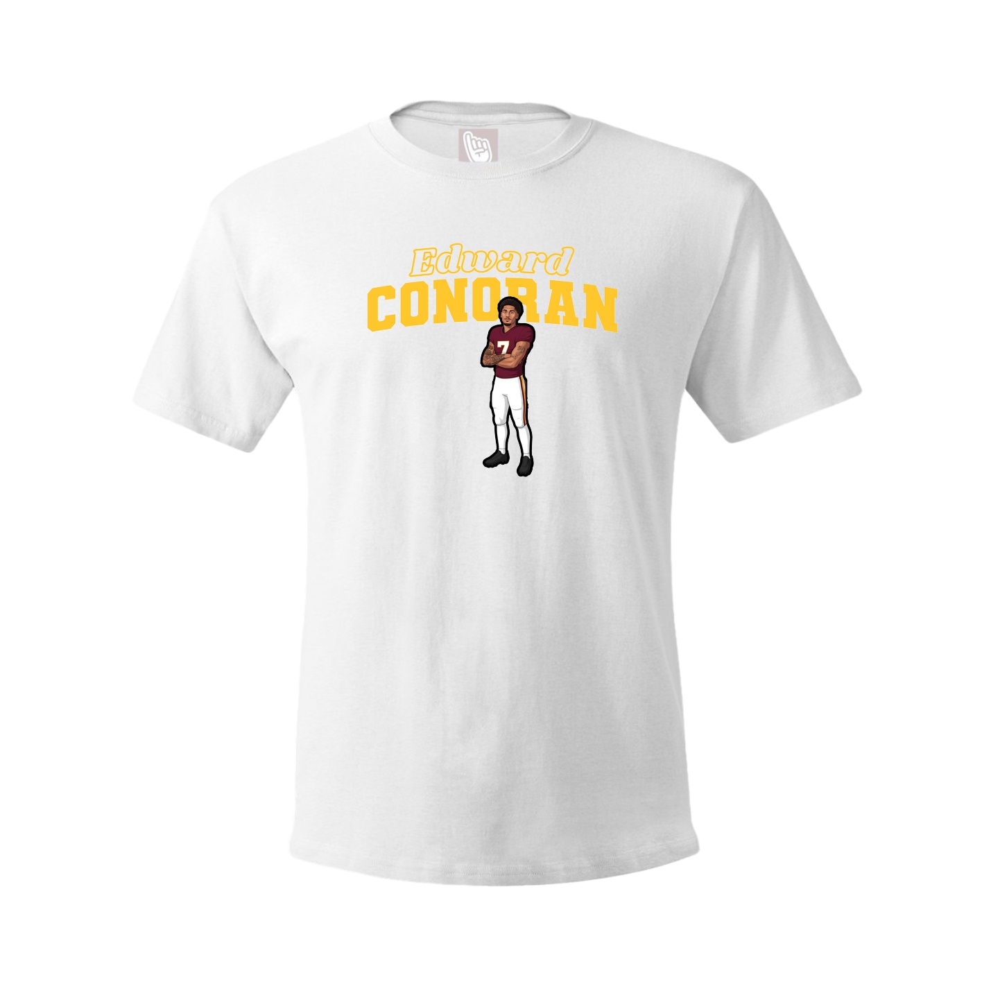Tee — Name Arch in White