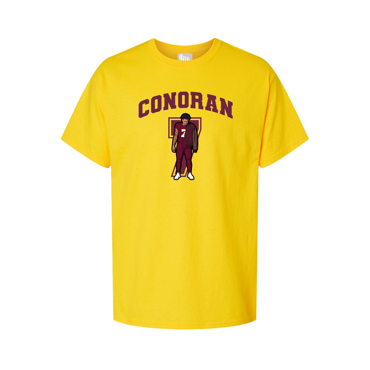 Youth Tee — Number in Gold