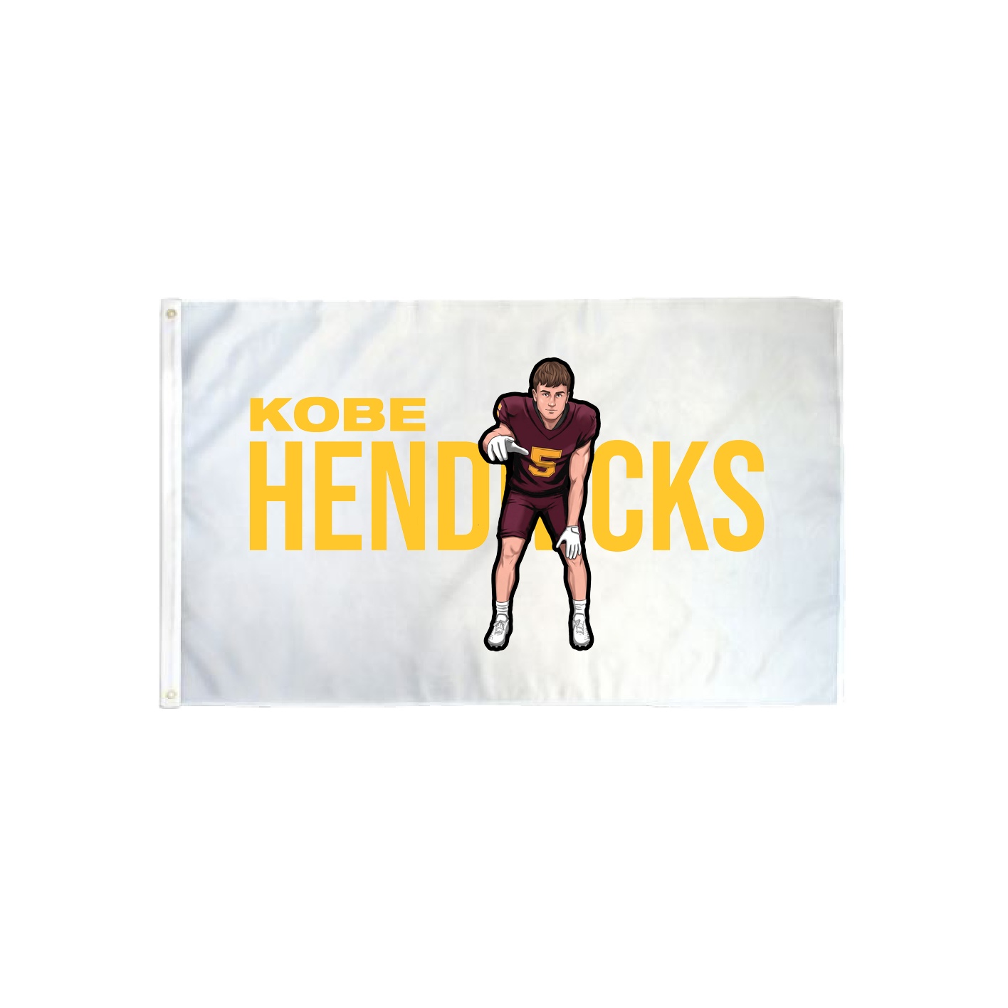 3x5 Flag — Player Name in Classic