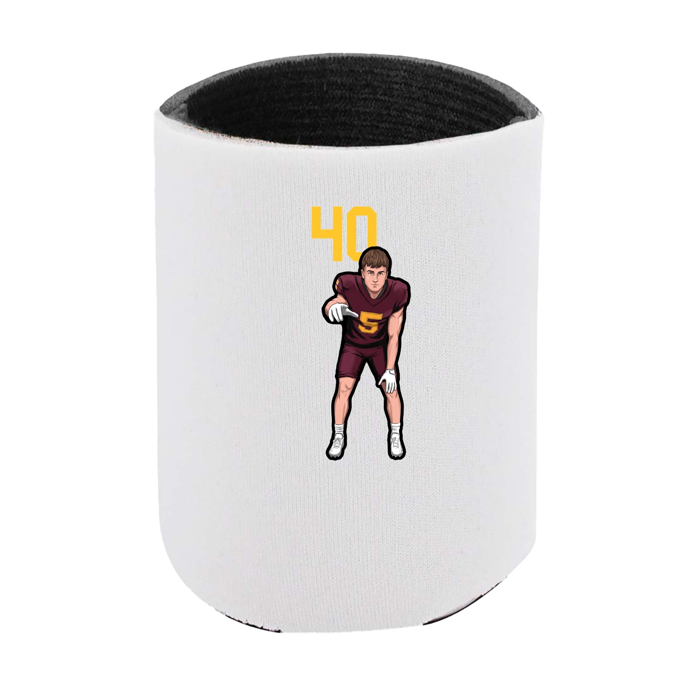 Can Holder — Number Top in White
