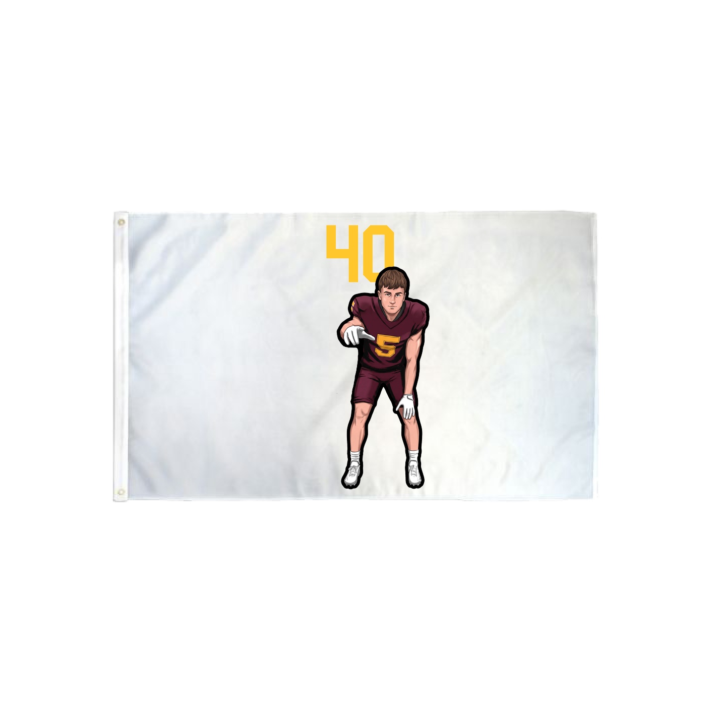 3x5 Flag — Number Top in Classic