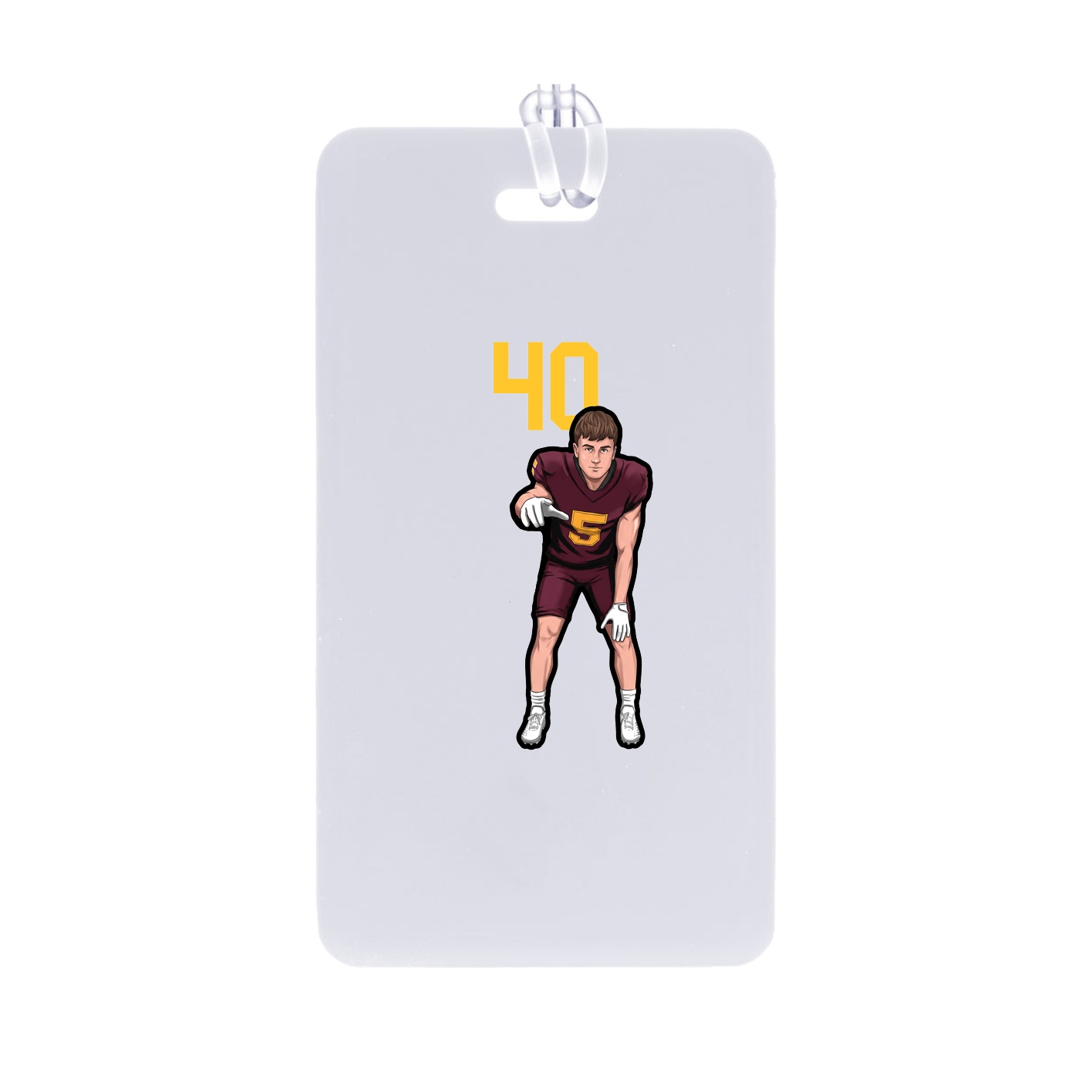 Bag Tag — Number Top in Classic