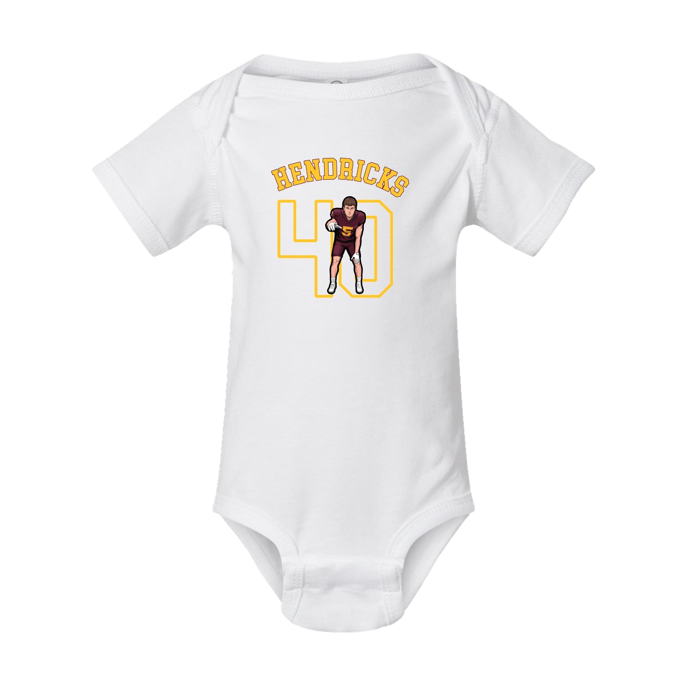 Baby Onesie — Shirsey Arch in White