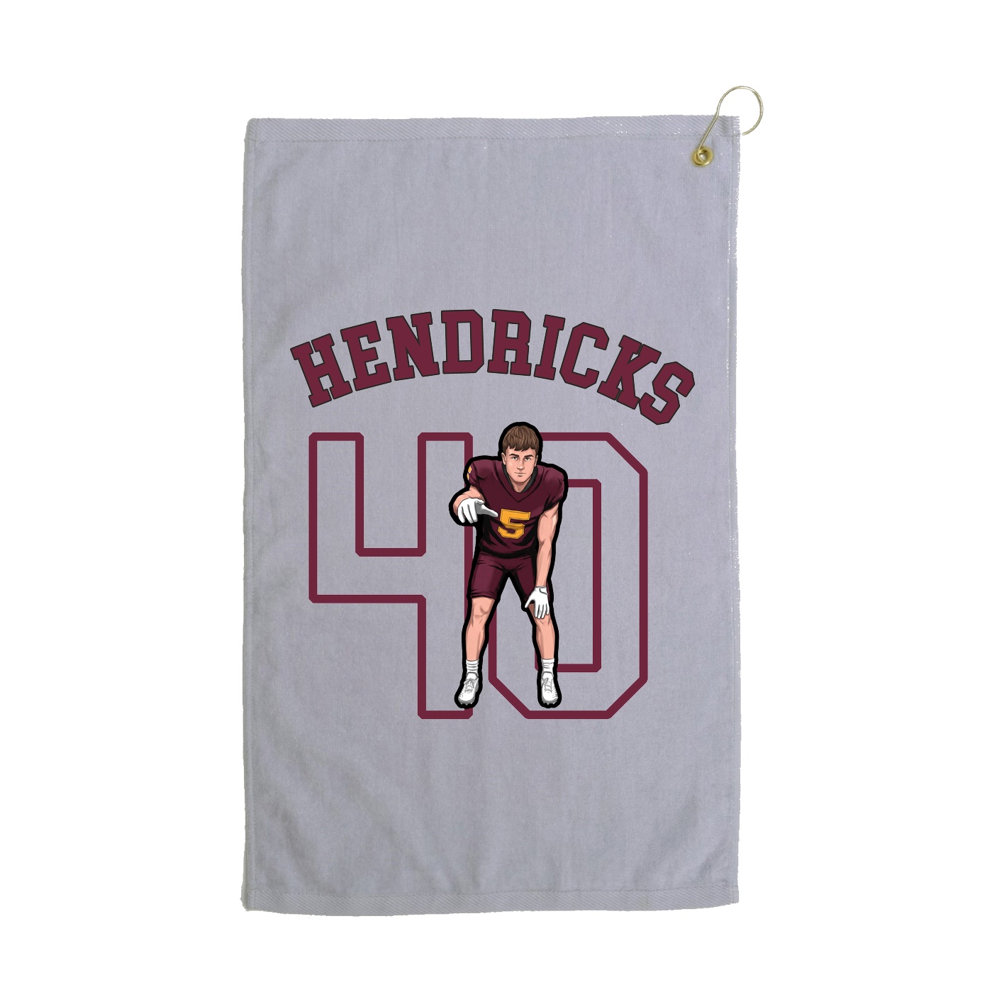 Golf Towel — Shirsey Arch in Grey