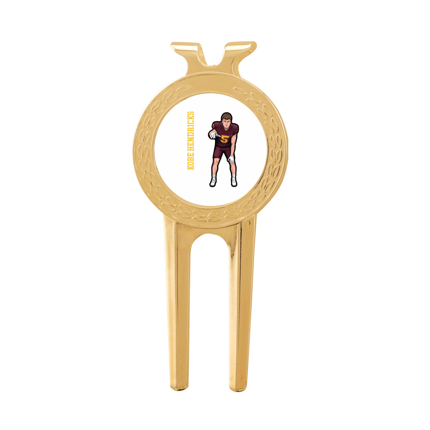 Divot Tool with Ball Marker — Name Vertical in Classic