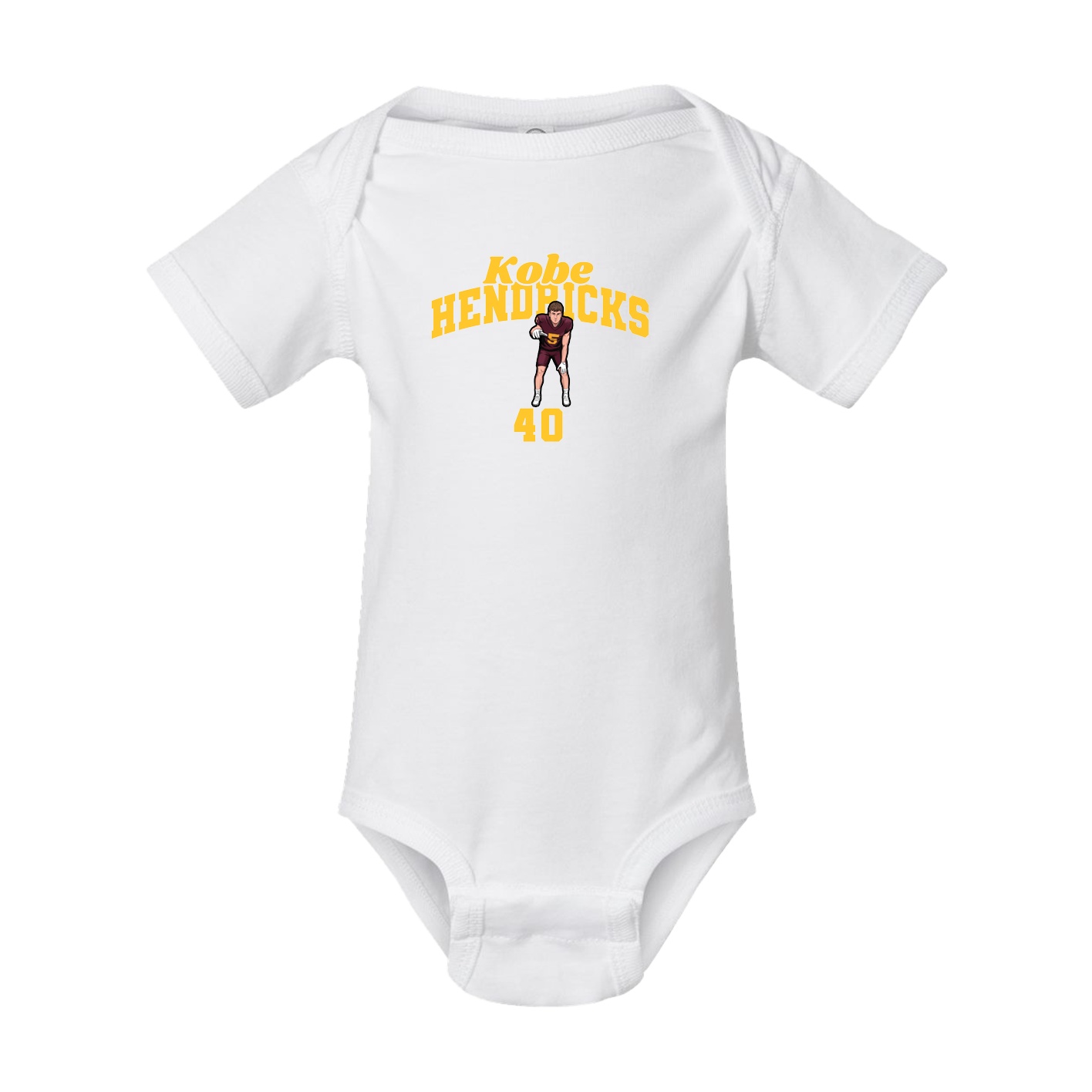 Baby Onesie — Signature Arch in White