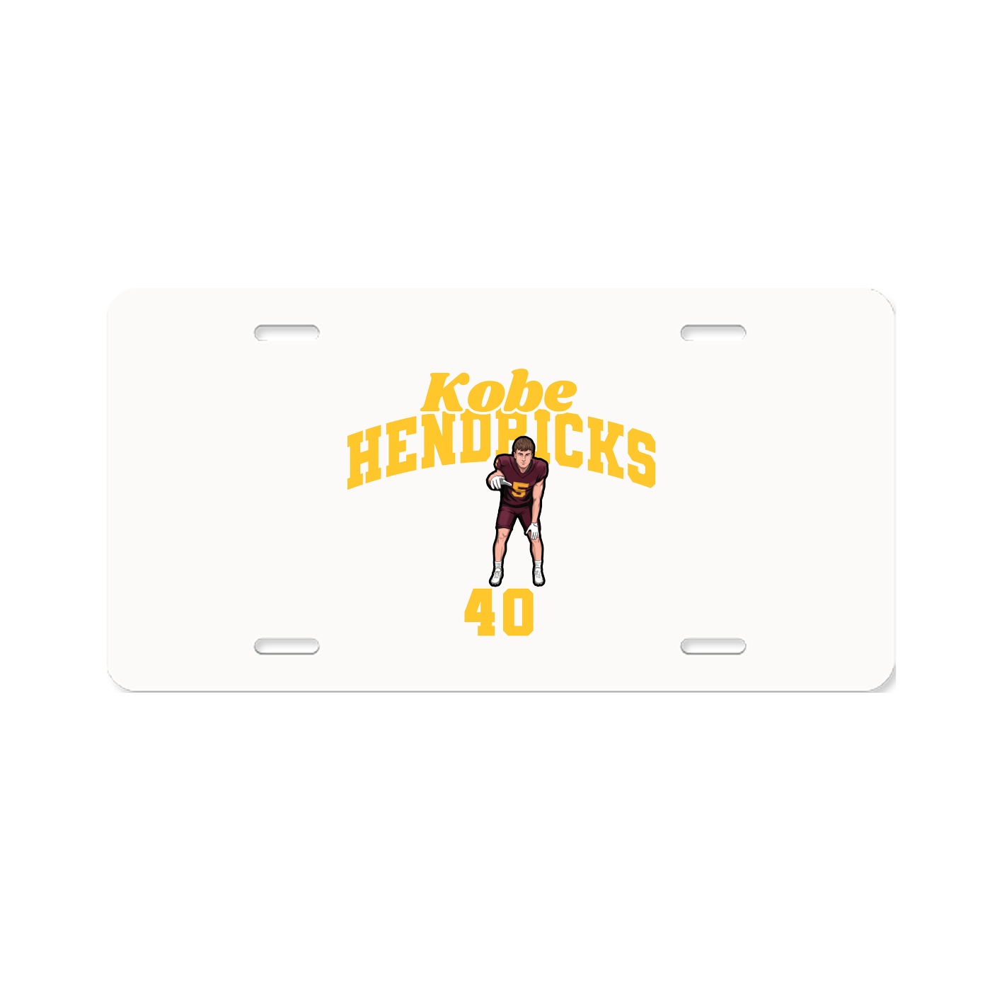 License Plate — Signature Arch in Classic