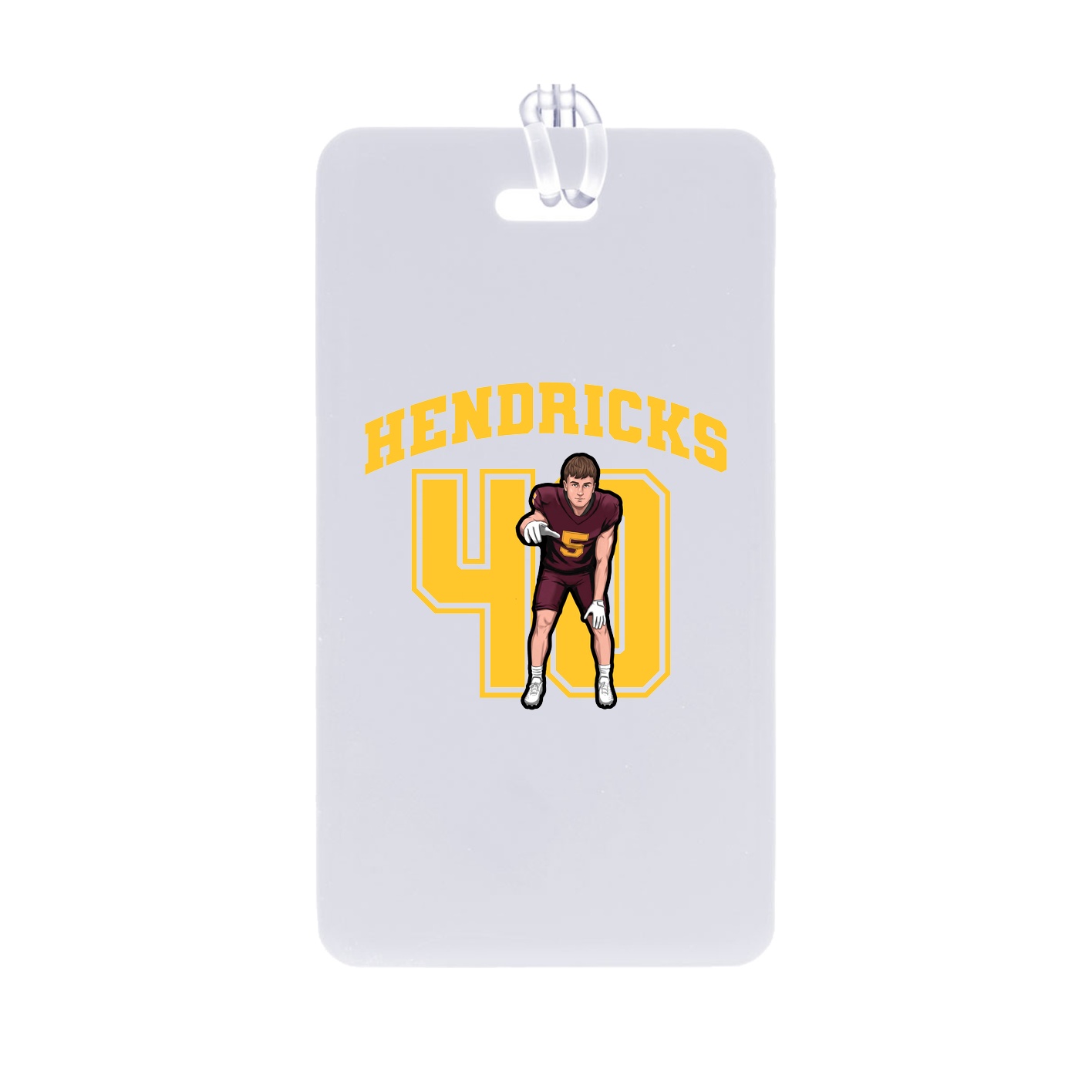 Bag Tag — Number in Classic